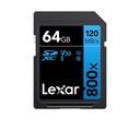 64GB karta Lexar Professional 800x SDXC V30 U3, R1