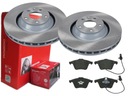 BREMBO PREDNÉ DISKY, DESTIČKY, AUDI A6 C6, 347MM