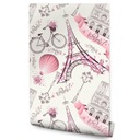 Tapeta Youth Paris Eiffel Tower Balloon Bicycles