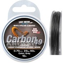 Material Line for Leaders Savage Gear Carbon49 0,70 mm 23 kg 10 m Coated Grey