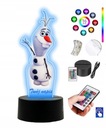 Stolná UV lampa Frozen Olaf LED PLEXIDO