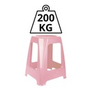 Stolička stolička do 200 KG Soft Pink