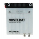 Novelbat CONV.12V 12Ah/165A YB12AL-A2 P+ EB12AL-A2