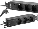 RACK POWER LIST 10'' 1U 10A 3X 230V 2M C14