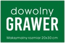 Gravírovaný tanier GRAWER s ľubovoľným textom