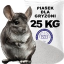 Piesok pre činčily kvalitne opláchnutý 25 KG