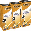 BIC ORANŽOVÝ ORIGINÁL JEMNÝ GULIČKOVÝ ČIERNY 60 KS.