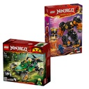 LEGO NINJAGO LLOYD'S JUNGLE RUNNER 71700 + COLE'S ELEMENTAL MECH 71806