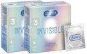 2 x DUREX INVISIBLE - SENSITIVE 3 KS DUREX tenké kondómy