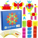 DREVENÉ PUZZLE HRA Puzzle MONTESSORI KARTY