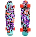 Skateboard Fiszka Board Meteor Multicolor ABEC-7