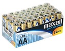 32x ALKALICKÁ BATÉRIA 1,5V MAXELL LR6 AA R6