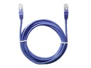 KÁBEL TWISTED UTP RJ45 kábel cat 5e 3m modrý