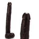 Čierne dildo s prísavkou Marcus 43cm X-MEN