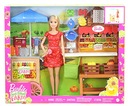 BARBIE SET SHOP FARMÁRSKY STÁNOK + BÁBIKA GJB65