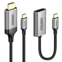 Adaptér HUB USB Type C - HDMI 2.0 + HDMI kábel