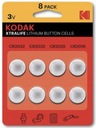 8x BATÉRIE KODAK SUPER HEAVY 3V CR2032 CR2016 2025