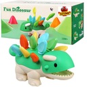 Triedič puzzle dinosaurus Montessori farby S2055A