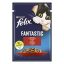 Felix Felix Fantastic Cat Food Hovädzie mäso 85G set 26 ks