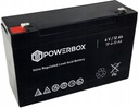 AGM BATÉRIA 6V 12Ah POWERBOX VRLA