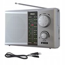 PRENOSNÉ SIEŤOVÉ A BATÉRIOVÉ RÁDIO AM/FM SILVER INOX PR 451 SILVER NOVEN