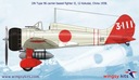 IJN Type 96 stíhačka na nosiči II A5M2b Claude WINGSY KITS D5-01 s 1/48