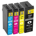 Atrament pre Lexmark 100 XL S305 S405 S505 Pro205 CMYK