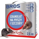 BROS jed na myši a potkany 2,5 kg GRANULY