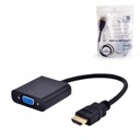 Adaptér HDMI na VGA prevodník na kábli s mini Jack