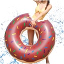 NAFUKOVACIE KOLESO VEĽKÝ VODNÝ MATRAC NA BAZÉN DONUT KOLESO 120CM XXL