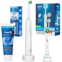 Elektrická zubná kefka Oral-B Pro 3 3800 biela + DARČEK zubná pasta EDITI