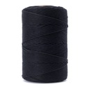 Pure Black 3mm 200 m Cotton Macrama String