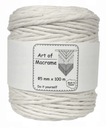 Macrame bavlnená šnúra 5mm 500m krútená ECO