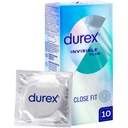 DUREX INVISIBLE CLOSE FIT KONDÓMY 10 ks.