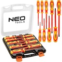 NEO TOOLS 04-142 SÚPRAVA SKRUTKOVAČOV ELEKTRICKÉ SKRUTKOVAČE, OCEL 1000V 9 KS.