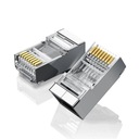 Kovová zásuvka Ethernet RJ45, 8P/8C, Cat.6, UTP10 ks