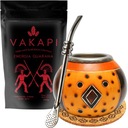 Yerba Mate Vakapi Set 500g 0,5kg Bombilla Tekvica