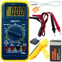 PROFESIONÁLNY MULTIMETER DIGITÁLNY MERAČ AKTUÁLNEJ TEPLOTY BATÉRIOVÁ SONDA LCD