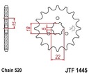 JT JTF1445.12 PREDNÉ OZUBENÉ KOLO