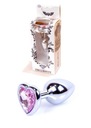 Plug - Jewellery Silver Heart PLUG - Rose B - Series HeavyFun