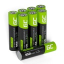 8x AAA BATÉRIE R3 950mAh ZELENÉ ČLÁNKY BATERIE PRE SOLARNÉ LAMPY PRSTY