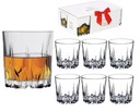 HRUBÉ POHÁRE NA WHISKY SET 6 pohárov 300 ml