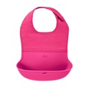 OXO Roll Up Silicone Bib Pink