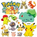 Nažehľovacia nálepka Darčeková sada pre milovníkov rozprávok Pokémon veľká 30 cm