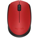 Červená bezdrôtová myš Logitech M171