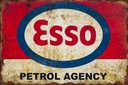 Dekoratívna tabuľa ESSO Petrol Agency