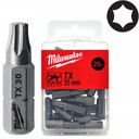 TORX TX30 TX30 25MM MILWAUKEE 25 ks.