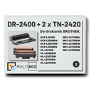 NOVÝ 2x TN2420 toner + DR2400 valec pre Brother MFC-L2730DW DCP-L2530DW