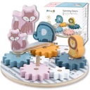 MONTESSORI DREVENÉ PUZZLE PREVODY VIGA POLARB BLOCKS ZVIERATÁ