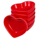 Love Heart Dipping Sauce Miska Predjedlo 6 ks